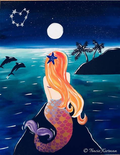 How To Paint A Mermaid Step By Step Painting Tutorial Mermaid