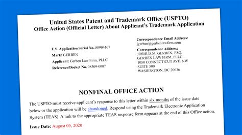 How To Respond To A Trademark Office Action