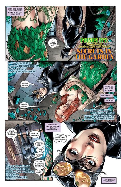 Weird Science Dc Comics Preview Poison Ivy Cycle Of