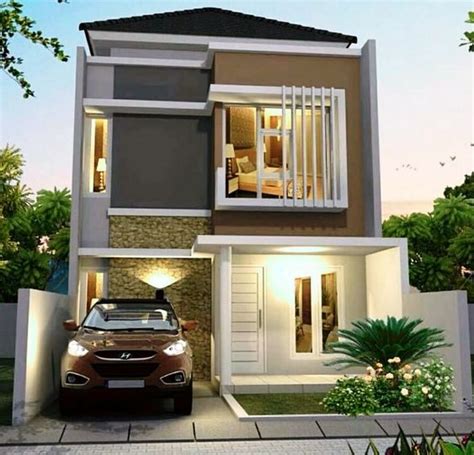 Ingin membangun rumah minimalis 2 lantai ? 15+ Inspirasi Fasad Rumah Minimalis 2 Lantai dengan Atap ...
