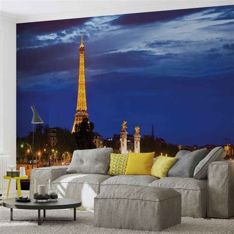 The Eiffel Tower Wall Paper Mural Buy At Europosters