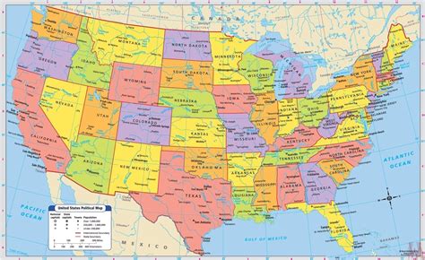 Political Map Of The Usa With Major Cities Map Quiz