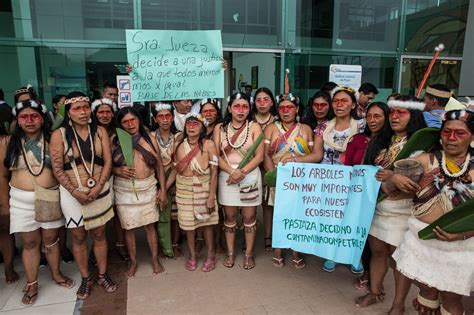 Relentless Singing of Waorani Women of the Ecuadorian Amazon Forces Judge to Call Lawyers to the ...