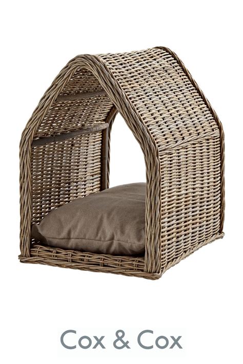 Rattan Pet House Large In 2021 Large Pet Beds Rattan Dog Bed