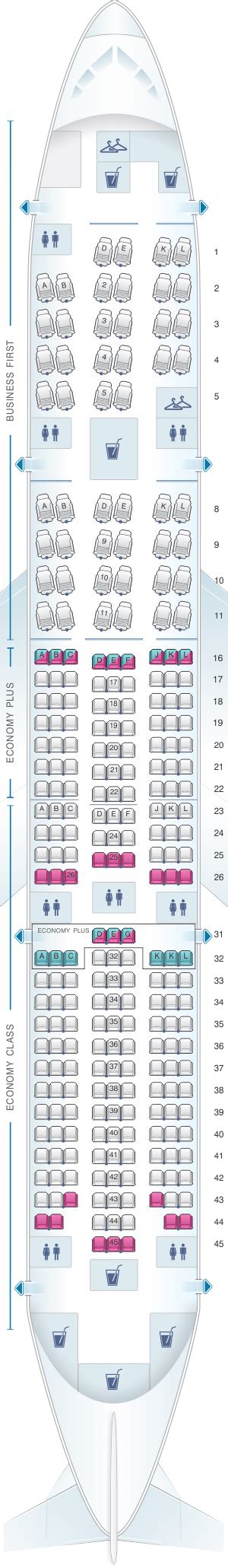 Year established:1985 main bases and hubs. Plan de cabine United Airlines Boeing B777 200 (777 ...