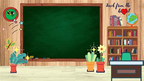 Animated Background Classroom For Video Lesson 1 Motion Background