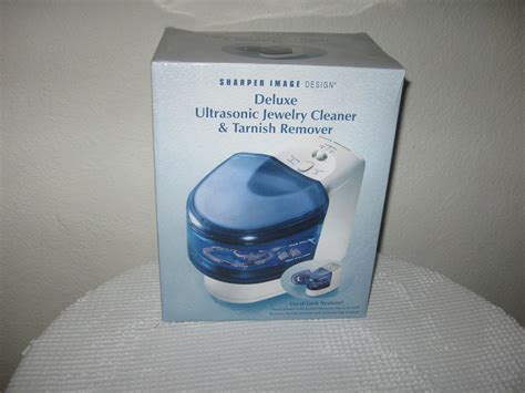 Sharper Image Deluxe Ultrasonic Jewelry Cleaner Si814 Uk