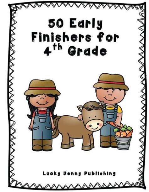 50 Early Finishers For 4th Grade By Elizabeth Chapin Pinotti Paperback
