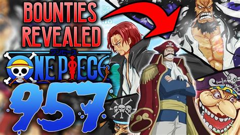YONKO ROGER BOUNTIES REVEALED One Piece Chapter Review YouTube