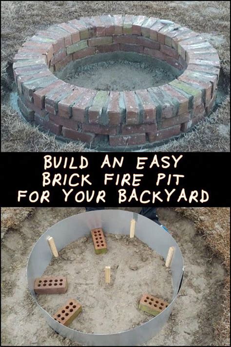 Fire pit types explained plus everything you need to know about fuels and building your own diy fire pit. Build a brick fire pit for your backyard in 2020 | Fire pit dimensions, Outside fire pits, Fire ...