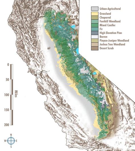 Map Of The Sierra Nevada Mountains In California Usa Many Photos On