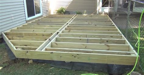 If building a larger deck, the amount of square footage of finish decking material can be purchased per lineal feet equal to the deck's square footage. Plans | Craig Heffernan