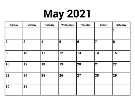 Check spelling or type a new query. May 2021 Calendar Template With Holidays - Thecalendarpedia