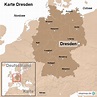 StepMap - Karte Dresden - Landkarte für Deutschland