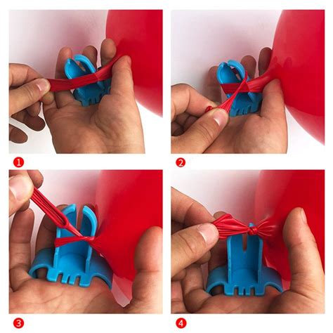 3pcs Latex Balloons Knot Tool Easily Balloon Ties Accessories For