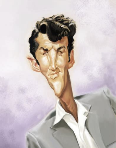 Dean Martin By Doodleart Famous People Cartoon Toonpool