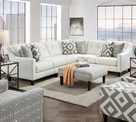 Fusion Furniture 3280 2 Piece Sectional Howell Furniture Sectional