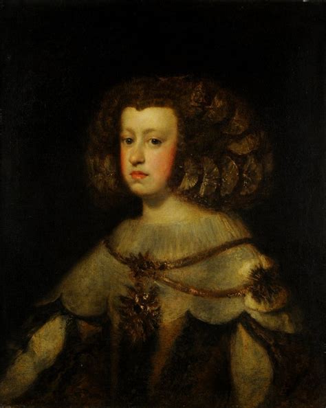 Juan Bautista Martínez Del Mazo Retrato De La Infanta María Teresa