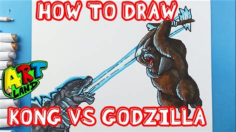 How To Draw Godzilla Vs King Kong