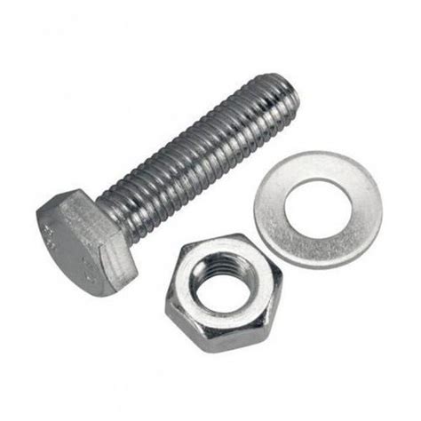 Stainless Steel Mm Nut Bolt With Inch Washer
