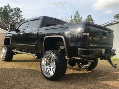2014 Gmc Sierra 1500 With 24x14 73 American Force Trax Ss And 3512