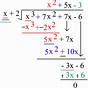 Dividing Polynomials By Binomials Worksheet