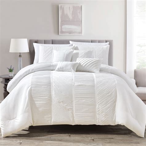 1 comforter, 2 pillow shams, 1 bed skirt. HGMart Bedding Comforter Set Bed In A Bag - 7 Piece Luxury ...