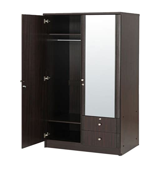 Brimnes wardrobe with 3 doors. Solid Wood 2 Door Wardrobe with Mirror: Buy Online at Best ...