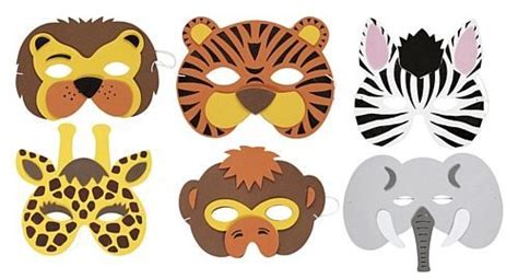 Free Printable Animal Masks Templates Animal Mask Each Code Mswi