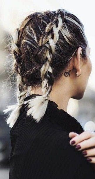 37 Double Dutch Braids For Short Hair That Will Brighten Up Your Look In 2021 Short Hair Models