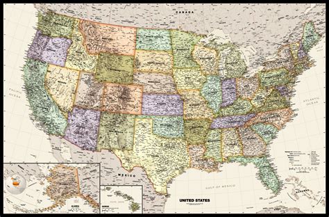 United States Map Wallpaper 32 Images On