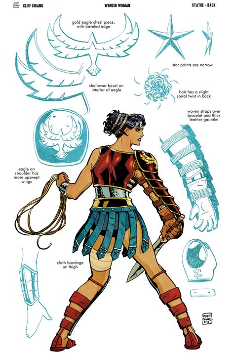 New Wonder Woman Art Of War Statues Designs By Cliff Chiang And Tony