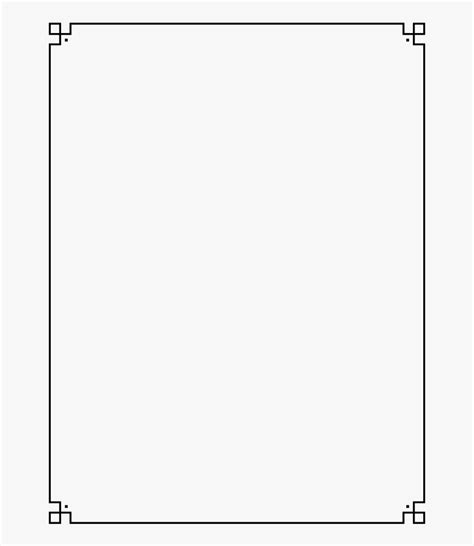 Black Transparent Simple Border Png Bmp Dongle