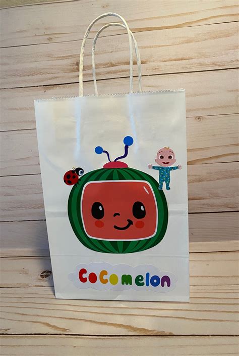Cocomelon Party Favor Candy Bags Etsy