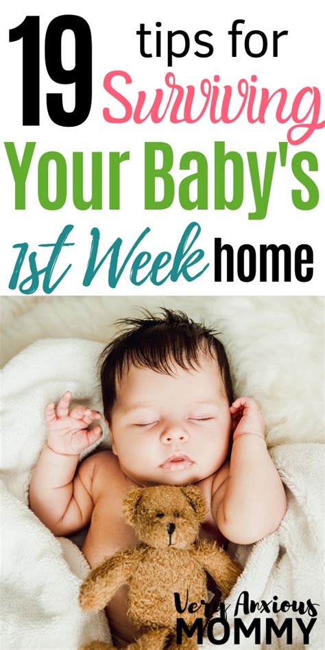 19 Tips For Surviving The First Week Home With A Newborn Baby