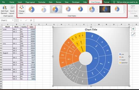 Sunburst Chart Excel Mastery A Comprehensive Guide