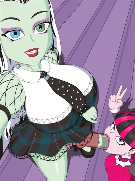Post 2256401 Bosomancer Draculaura Frankie Stein Monster High Animated