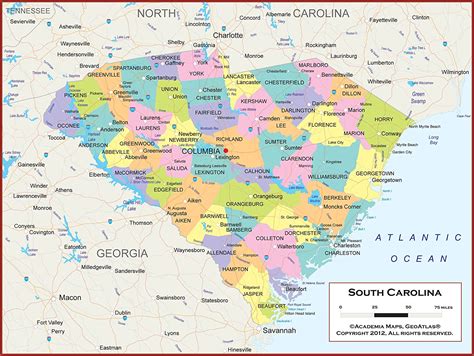 South Carolina Counties Map With Names Hot Sex Picture