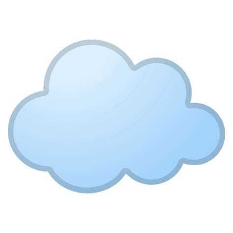 Cloud Emoji Clipart Free Download Transparent Png Creazilla