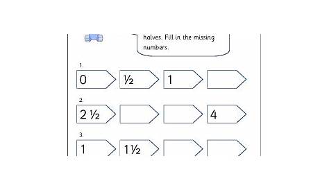 halves worksheet first grade