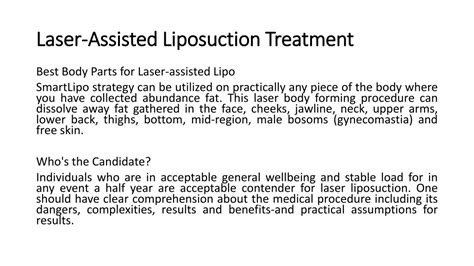 Ppt Laser Assisted Liposuction In Dubai Powerpoint Presentation Free