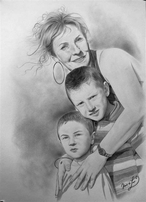 Retrato Retratos Personalizados Dibujo De Retratos Etsy España