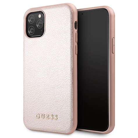 This season's all about adventure. Guess Iridescent Collection iPhone 11 Pro Max Skal - Roséguld