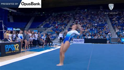 ucla s gracie kramer garners pac 12 women s gymnastics specialist of the week honors for perfect