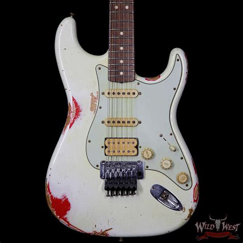 Fender Custom Shop White Lightning Floyd Rose Hss 1960 Stratocaster