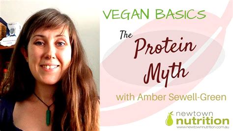 Vegan Diet Basics The Protein Myth Youtube