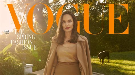 At Home With Angelina Jolie Read British Vogues Full Cover Interview