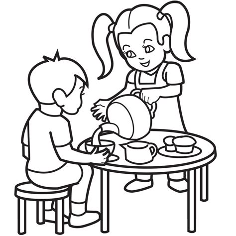 Find more tea party coloring page pictures from our search. Tea party coloring pages to download and print for free