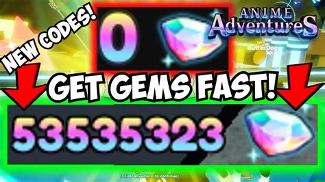 New Codes The Fastest Ways To Get Gems In Anime Adventures Op Afk