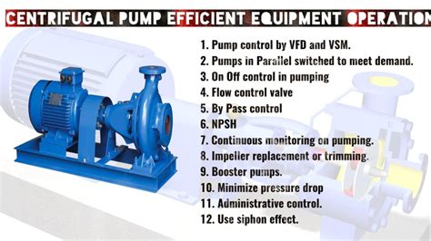 Centrifugal Pump Efficient Equipment Operation
